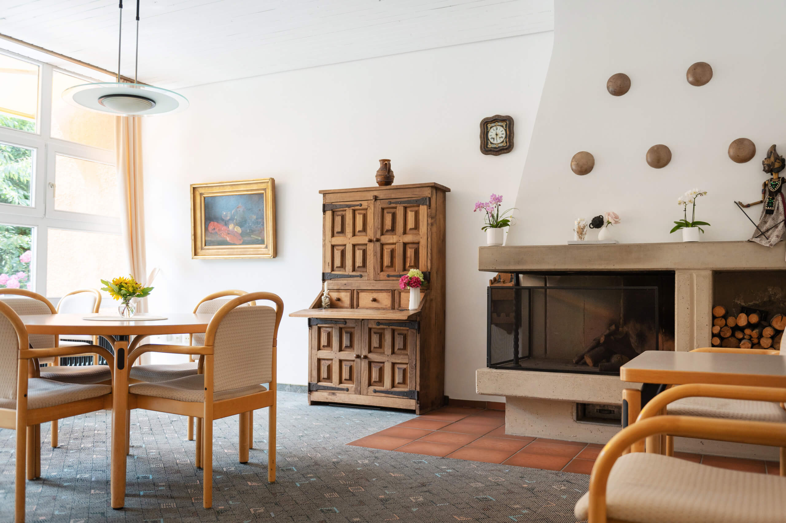 Kaminzimmer Seniorenresidenz KWA Stift Brunneck in Ottobrunn